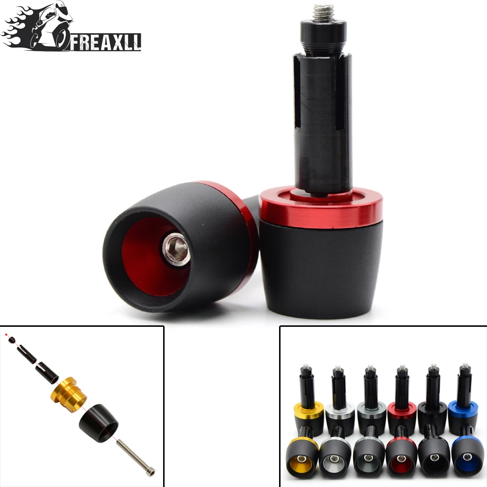 Универсальные ручки мотоцикла наконечники на руль для Kawasaki GTR1400 VN1600 1500 GPZ1100 GPZ500S EX500 SUZUKI