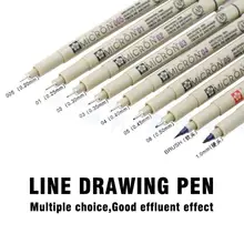 Line drawing pen Water soluble cartoon graffiti art supplies sketch markers drawing fine brush Marker pen
