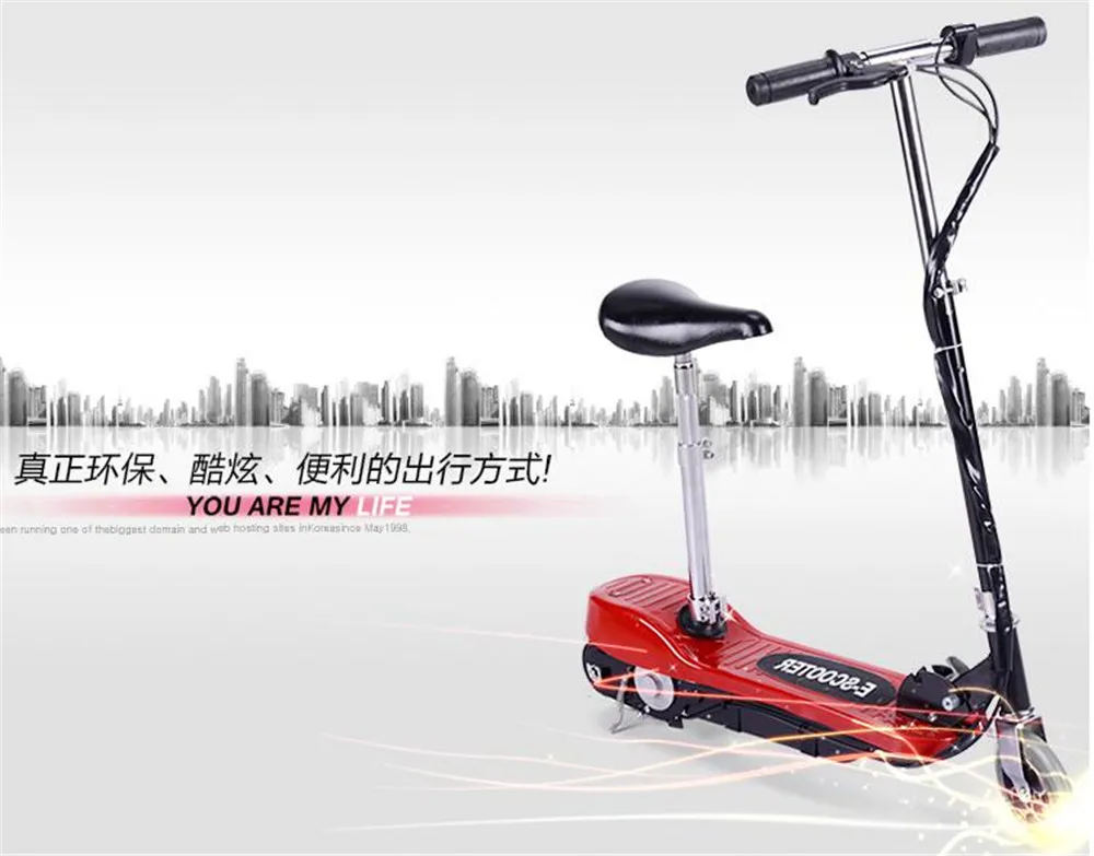 Best 6.5 Inches 2 Wheels Folding Electric Scooter Re-chargeable Mini Skateboard Scooter For Child Adults PU Wheels 5 Colors 6