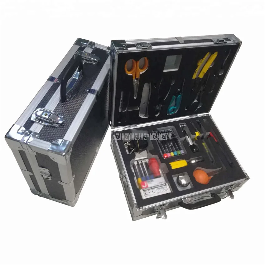 1 компл. 19 шт. волокно оптический кабель строительство Toolbox инструмент для сращивания волоконной оптики Tool Kit резак маркер провода зачистки отвёртки гаечные ключи BD-100B