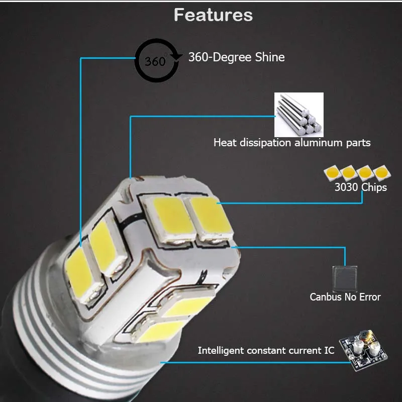 Gtinthebox 6000 K HID Белый Canbus Error Free BA9s H6W светодиодный лампы для BMW F30 328i 335i 328i 3 серии Автомобильные стояночные огни 12В