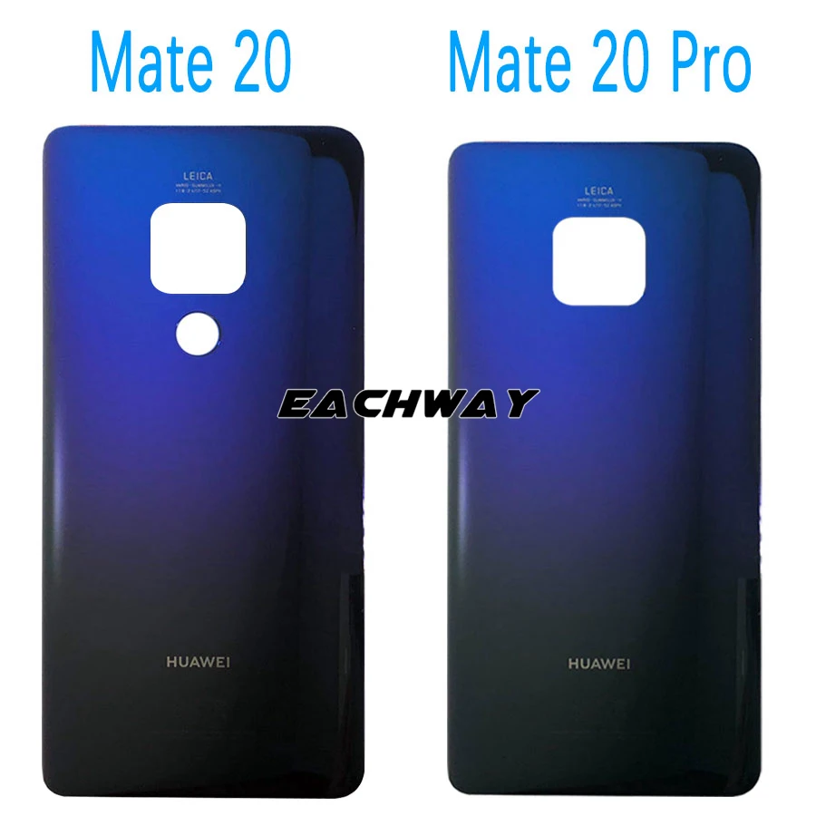 Чехол для huawei mate 20 Lite, Задняя стеклянная панель, чехол для задней двери, чехол для huawei mate 20 Pro, Сменный Чехол для батареи mate 20