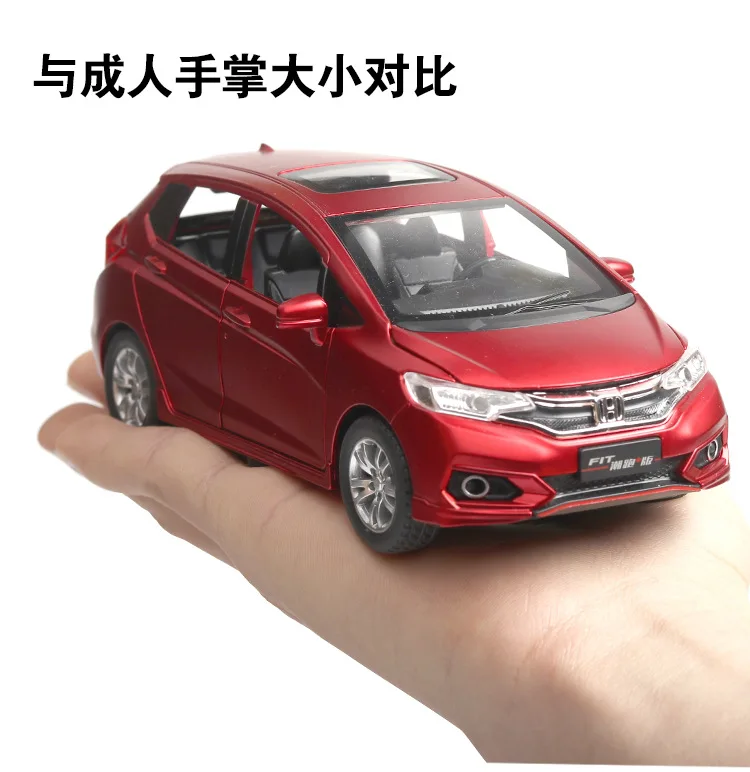 1:32 игрушечный автомобиль Honda Fit Металлический Игрушечный литой автомобиль Diecasts& игрушечный Транспорт модель автомобиля волчий ВОИН модель автомобиля игрушки для детей