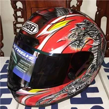 X12 SHOEI шлем Китайский дракон мотогонок шлем полной шлем Четыре Сезона мужчин и женщин, Capacete