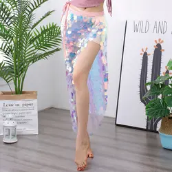 Костюм для танца живота модный хип шарф 2019 новая длинная юбка с блестками на поясе женская сексуальная одежда костюмы
