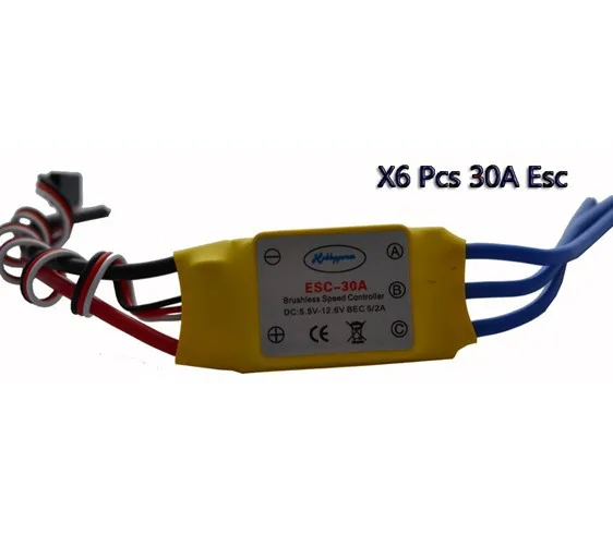 

LHM035 30A Brushless 450 helicopter multicopter Motor Speed Controller RC ESC +Free shipping