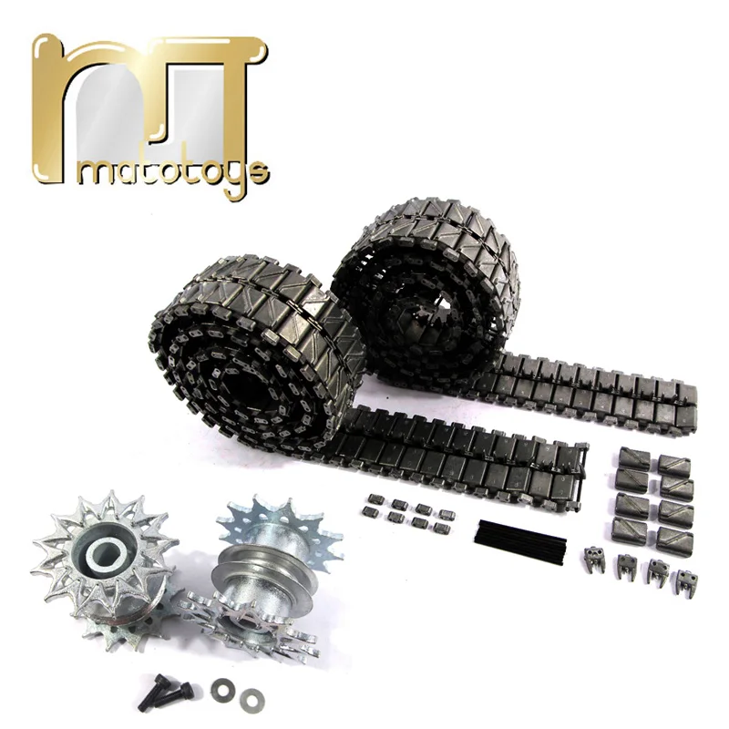 Металлические звёздочки с кольцами для Henglong 3838 1 1/16 1:16 США M26|tank track|metal sprocketsmetal tracks