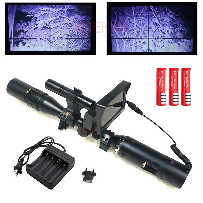 óptica visão noturna riflescope rifle tático scope