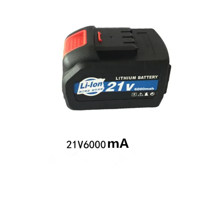 XLTOWN21v высокоемкая Литиевая Батарея перезаряжаемые электроинструменты литиевая батарея электрическая дрель угловая шлифовальная машина аксессуары - Цвет: 6000ma