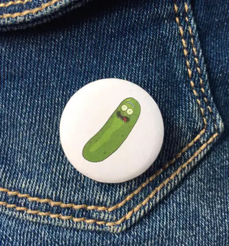 OHCOMICS 2 шт. Rick and Mori Pickle эмаль 5 8 см значки с круглой гайкой футболка изображением