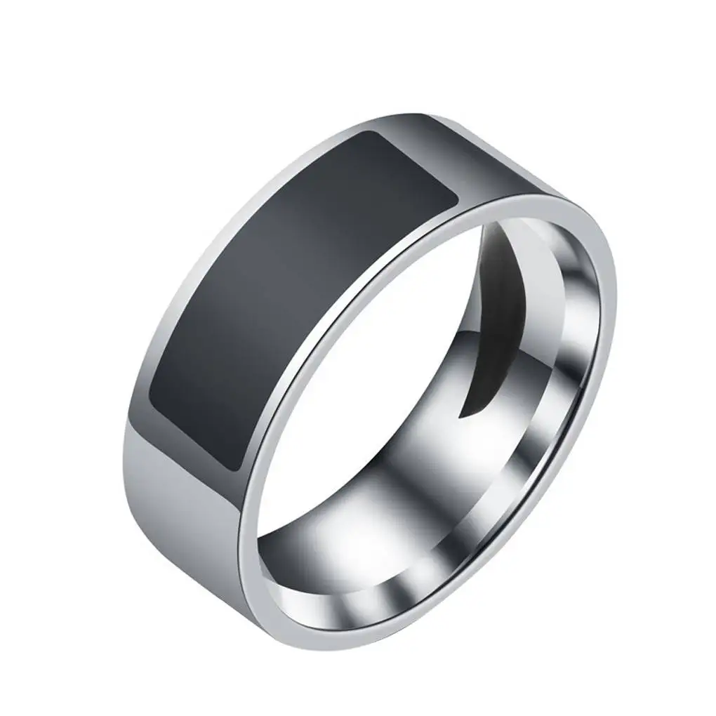 Водонепроницаемое умное кольцо, умные кольца NFC, многофункциональное умное кольцо, цифровое кольцо, умные аксессуары - Цвет: Black NO.12