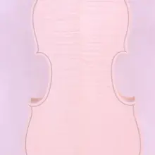 1x Белый Скрипки Незаконченный Скрипки пламя клена 4/4 Высокое качество#2106