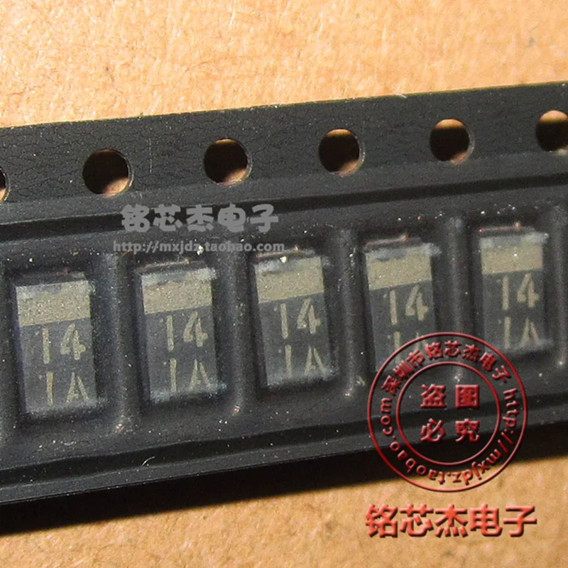 1SR154-400 Rectifier diode marking 14 1A chip rectifier SOD-106 in stock New Original IC GOOD | Электронные компоненты и