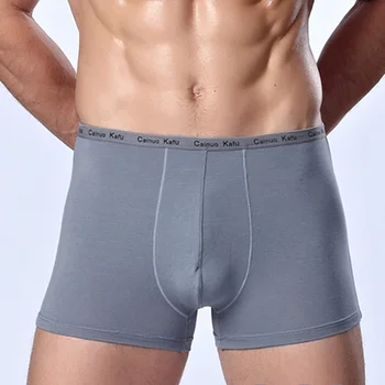 

4 Pcs/ Lot New Soft Men Boxer Underwear Boxer Shorts Seamless Underpants Sexy Trunks Boxers OFNK-M0010