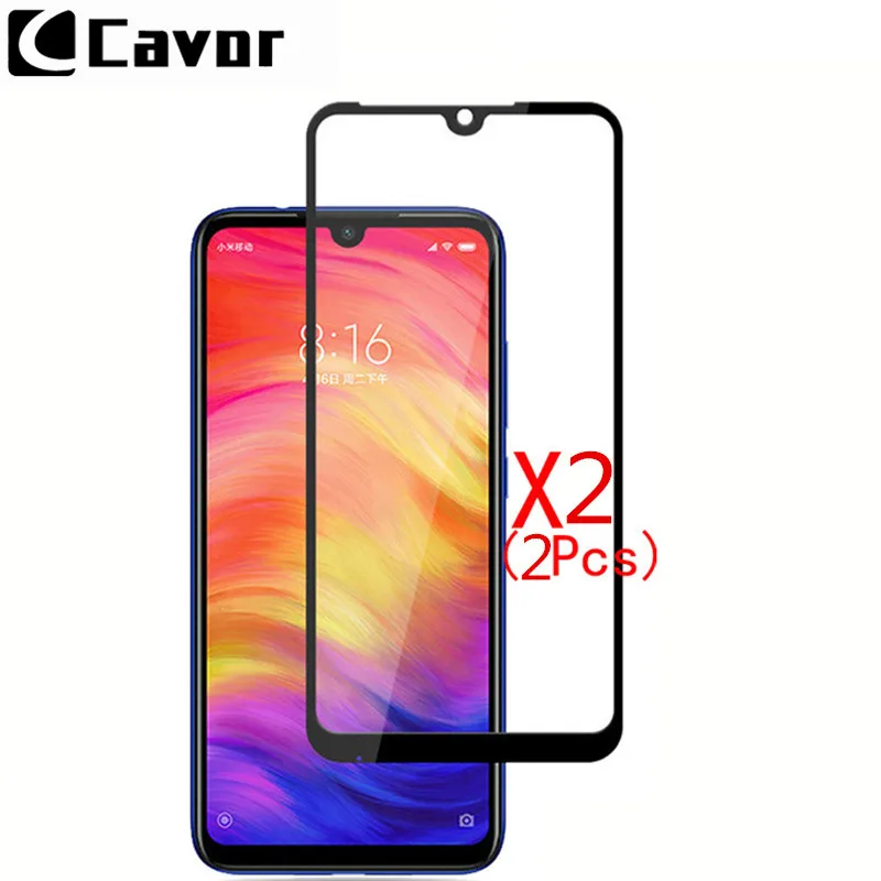 

2Pcs 9H Tempered Glass For Xiaomi Redmi Note 7 Pro Case Full Cover Glass Mobile Phone Accessory Screen Protector Film For Redmi7