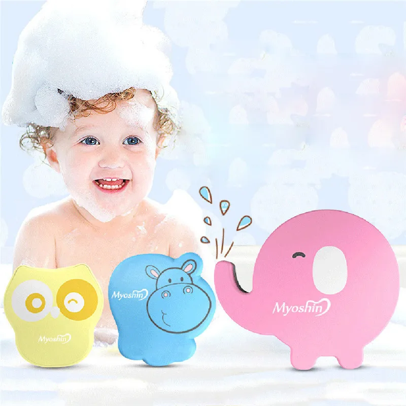 Buy Cute Baby Bath Sponge Cartoon anmimal shaped Soft