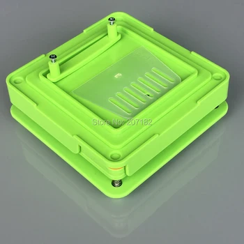 

100 Holes Glass Green Color 0# ABS Manual Capsule Fillers, Capsule Filling Machine With Tamping Tool---6 parts