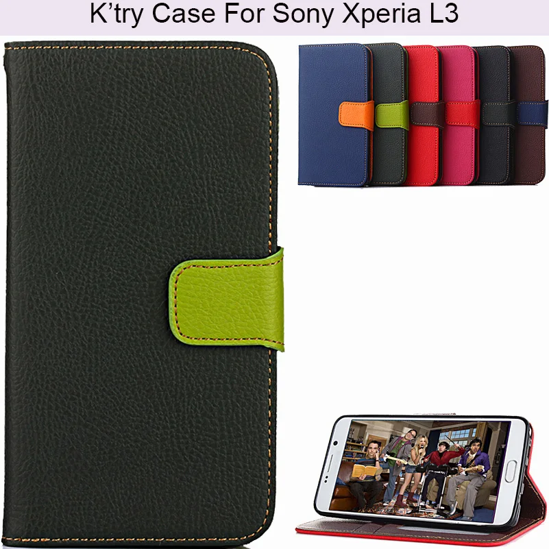 K'try личи кожи роскошный чехол дл ятелефона из искуственной для sony Xperia