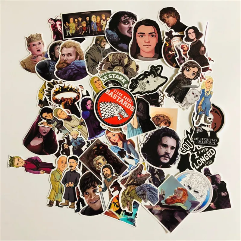 

Movie TV Series Game of Thrones Periphery Sticker Trunk Computer Notebook Skateboard Guitar Waterproof Car Sticker