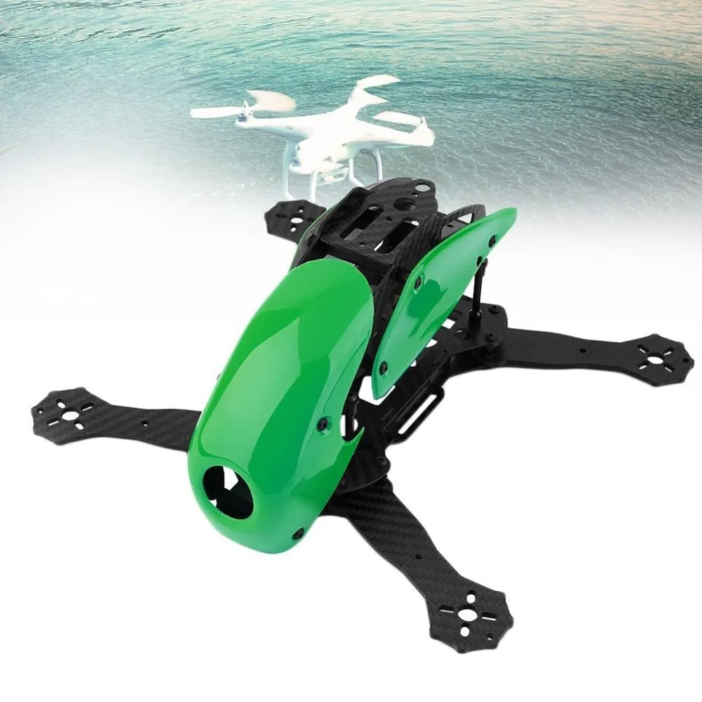 2017 Robocat 270mm 4-Axes Carbon Fiber FPV-Racing Mini Quadcopter Frame Kit Green robocat 270mm 4 axis glass fiber racing mini quadcopter frame with hood cover unassembled