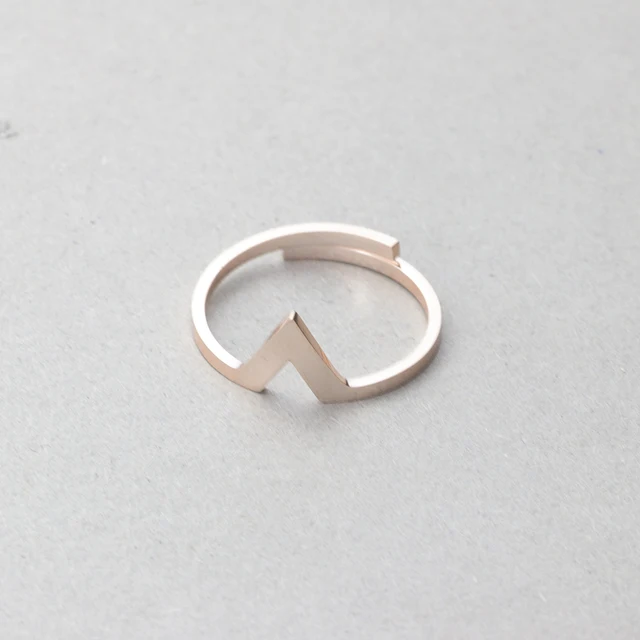 Stainless Steel Anillo Hombre Geometric Minimalism Jewelry Rose Gold Color Exqui Stainless Steel Anillo Hombre Geometric Minimalism Jewelry Rose Gold Color Exqui