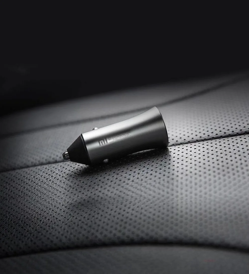 Оригинальное автомобильное зарядное устройство Xiaomi Quick 18 Вт 2 USB Qualcomm быстрое