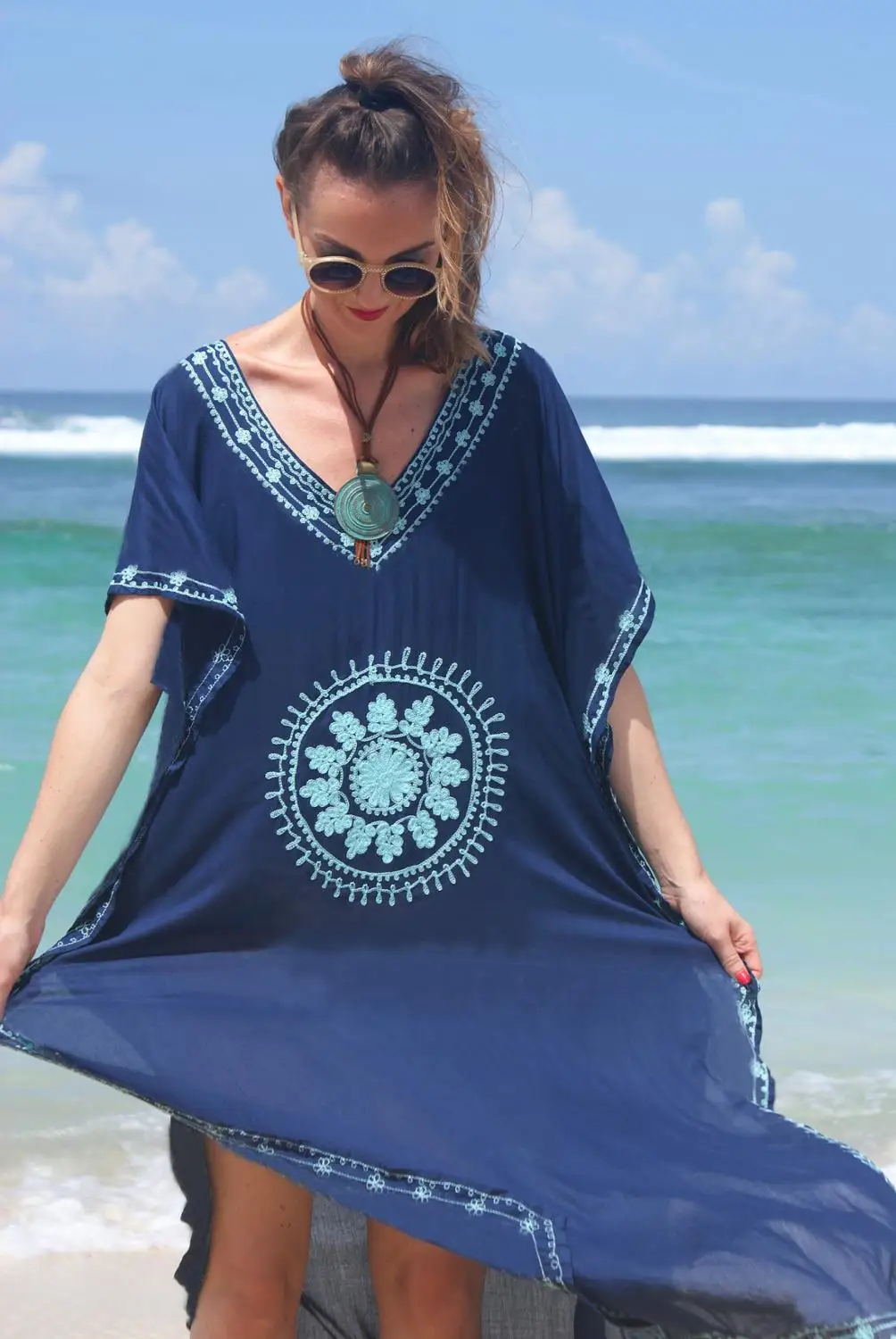 one piece dress for beach wear