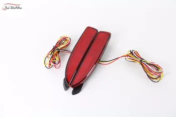 

JanDeNing Car LED Light Guide Brake Lights Turn Signal Night DRL For Mazda 3 Axela Sedan 5 6 Atenza 2013+