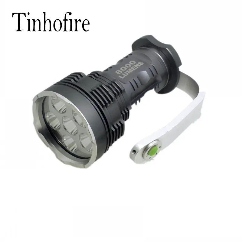 Tinhofire 42 Вт 8000 Люмен CREE XM L 6x T6 светодиодный фонарик портативный фонарь лампа|led