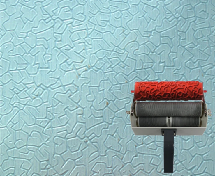Настенная печать прессформы novlty домашние хозяйства узорчатый ролик для украшения стен 7 дюймов резиновый ролик № 074