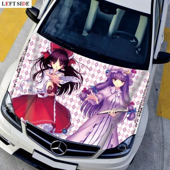 

LEFT SIDE Car Stickers HD Inkjet Engine Hood Sticker Head Decal Styling Decor Anime Vinyl Cover DIY Camouflage Protective Film
