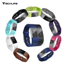 Silicone Watchband For Fitbit Charge 2 Band Replacement font b Watch b font Band Wrist Strap