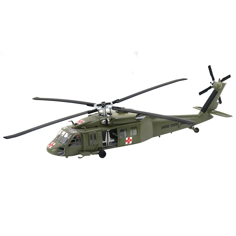 1: 72 UH-60 S-70 черный ястреб UH-60A Тактический транспортный вертолет предварительно построенный хобби Коллекционная готовая пластиковая модель самолета