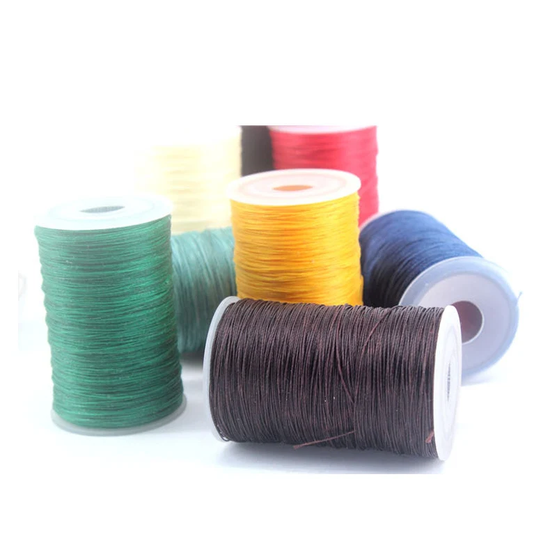 

0.45MM 0.55mm 0.65mm Wax Cord spools Jewelry Cord Wax Cotton Cord for DIY Bracelet & Necklace Jewelry Findings Parts