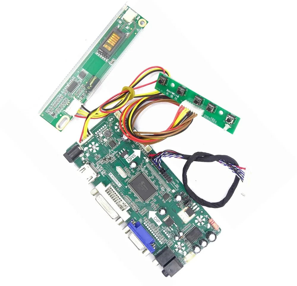 Для LP154W01-TLAC/TLAD панель экран 1280X800 15,4 "М. NT68676 VGA, HDMI, DVI ЖК дисплей DIY плате контроллера драйвер комплект