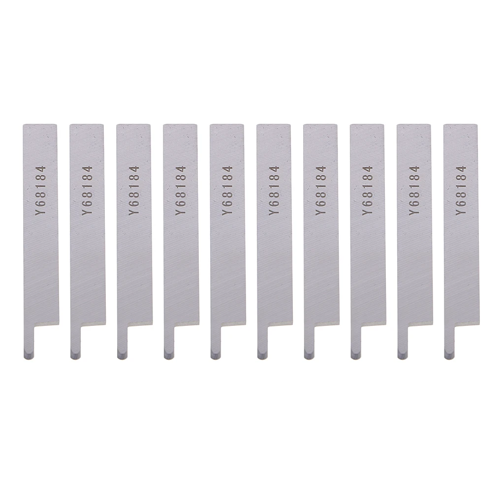 10Pcs Industrial Sewing Machine Overlock Knife Blade for Singer 14CG744 14CG754 14SH644 14SH654 14U555