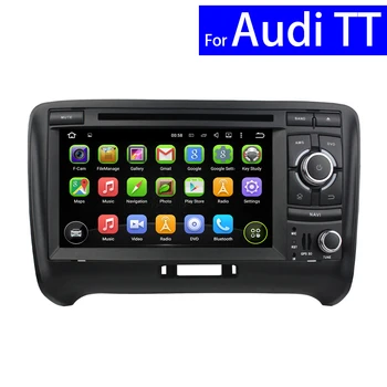 

2 Din Android Car Radio for Audi TT DVD Player with GPS Navigation Bluetooth TV CD 3G WIFI USB Touch Screen Car Audio MAP Card
