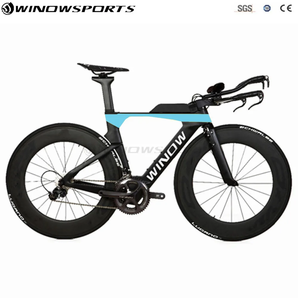 Top Aero time trial bike full triathlon TT bike with 22 speed 105/UT R8000 Racing tt bicycle size 48/51/54cm more color available 16