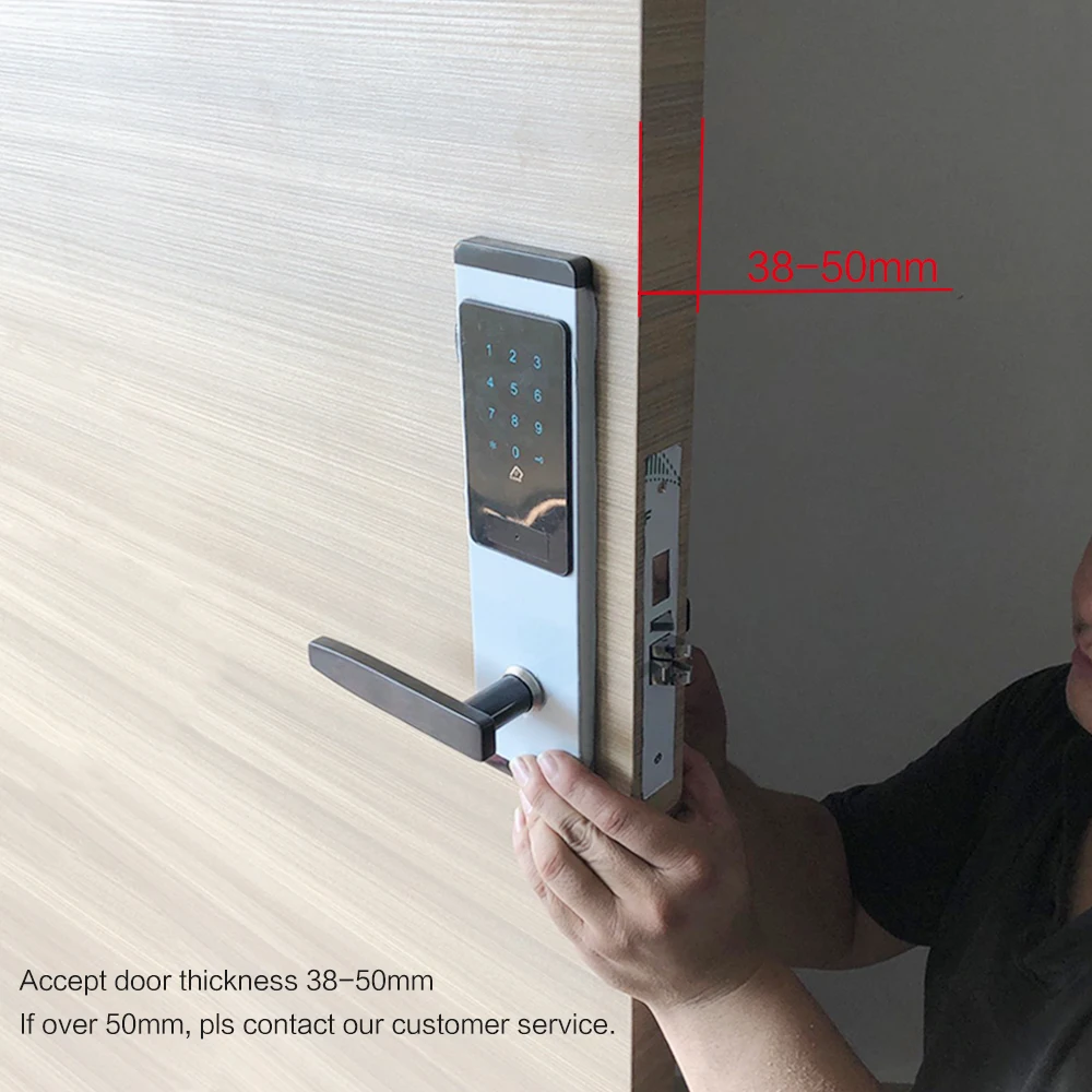 TTlock App Security Electronic Door Lock, WIFI Smart Touch Screen Lock,Digital Code Keypad Deadbolt For Home Hotel Apartment TTlock App Security Electronic Door Lock, WIFI Smart Touch Screen Lock,Digital Code Keypad Deadbolt For Home Hotel Apartment