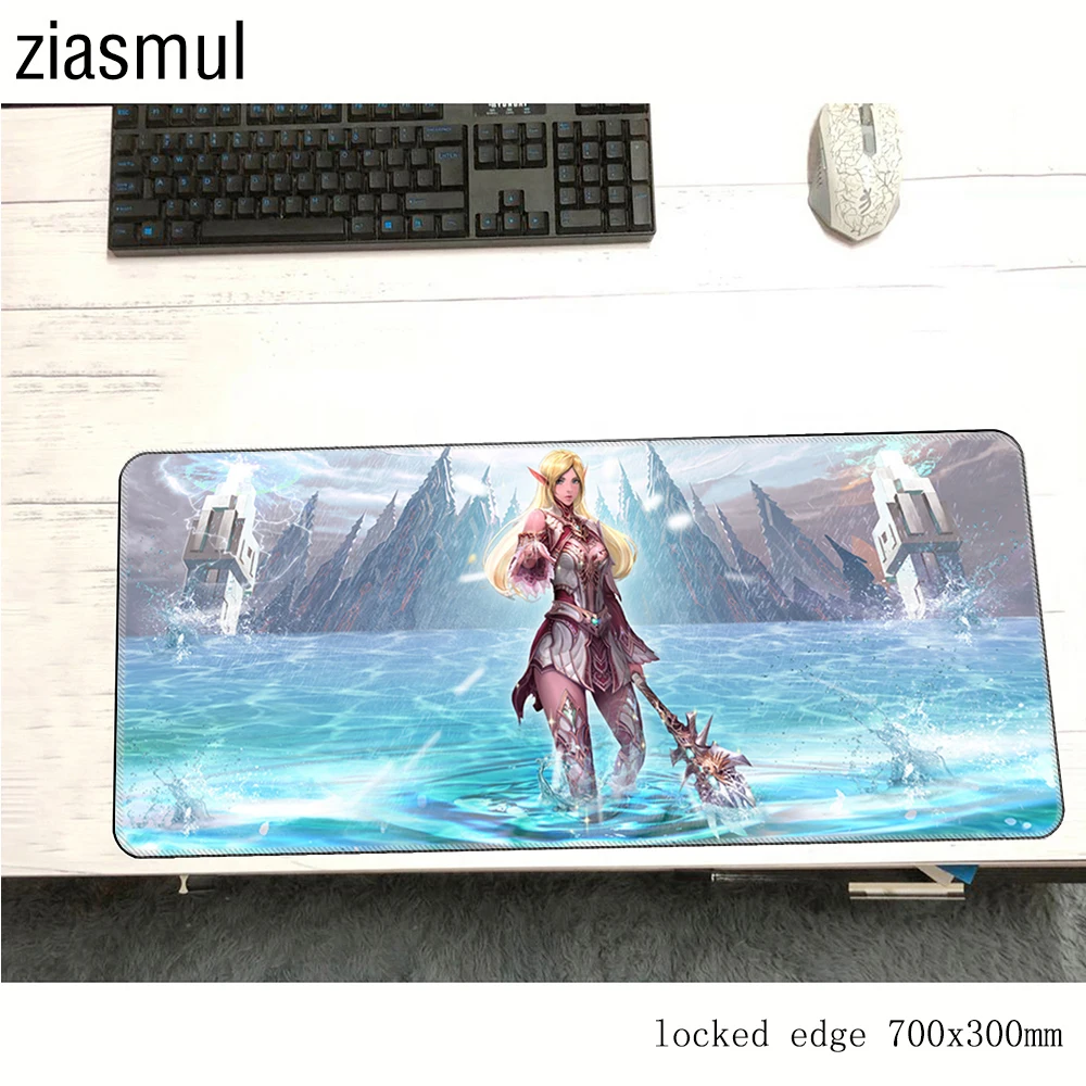 Коврик для мыши lineage 2 700x300x3 мм великолепные компьютерные коврики игровые