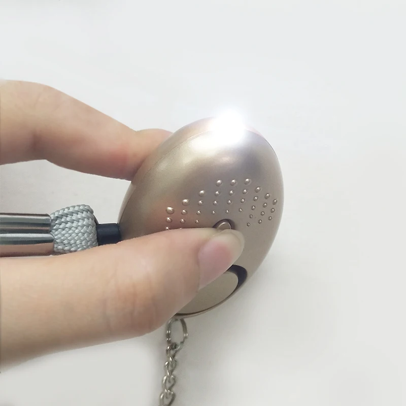 ENKLOV الذاتي الدفاع إنذار 120dB البيض شكل فتاة النساء الأمن حماية تنبيه السلامة الشخصية تصرخ بصوت عال المفاتيح الطوارئ إنذار