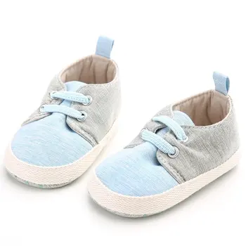 

New Handsome Classic Casual Newborn Baby Boys Kids First Walkers Soft Soled Prewalker Shoes Footwear P1