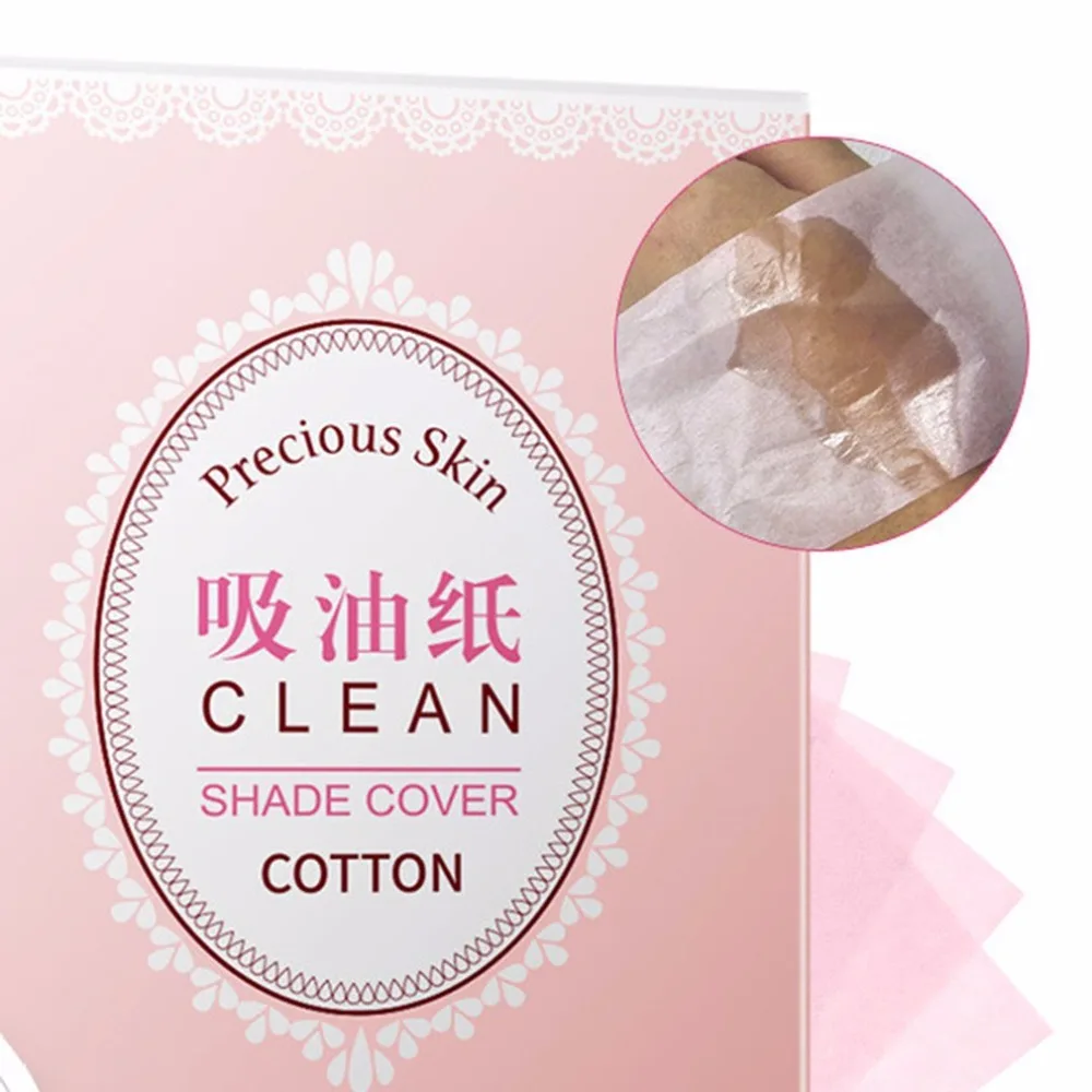 

100pcs/box Oil Blotting Sheets Oil On Paper Absorbent Facial Sucking Oil Control Face Oil Paper Matting Facial Tissues Skin Care