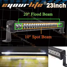 Eyourlife 22 «дюймов 120 Вт Offroad Светодиодные Бар Рабочая Светодиодные Бар 24» пятно Наводнение Водонепроницаемый Светодиодные Лампы ВНЕДОРОЖНИК ATV Truck Led Light Bar Offroad