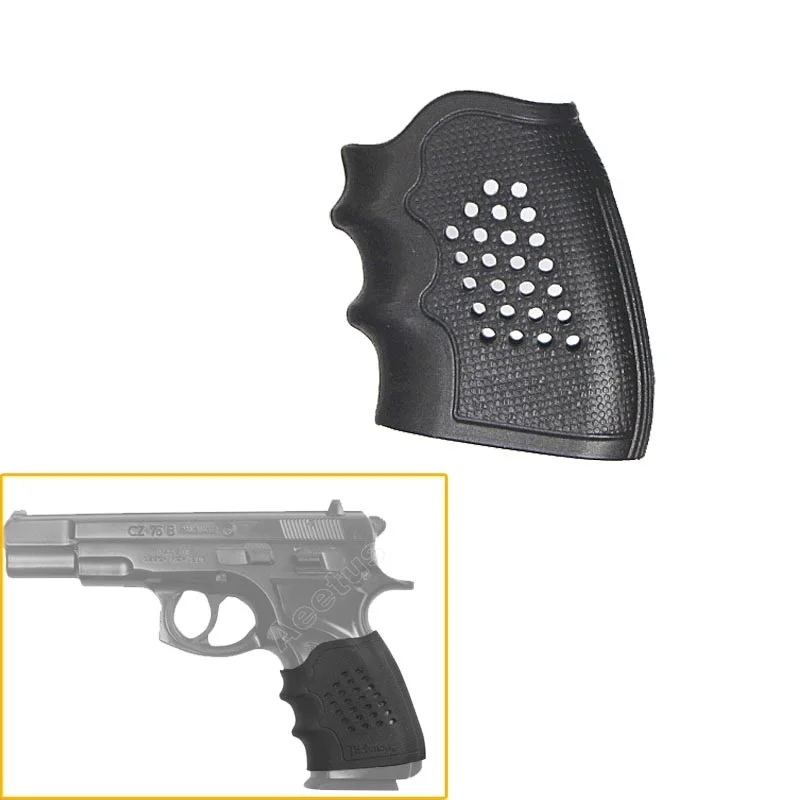 

Tactical Grip Pistol Rubber Grip Glove Cover Sleeve Anti Slip for CZ 75/85 Grip Sleeve Anti Slip for Most of Revolver VI06019
