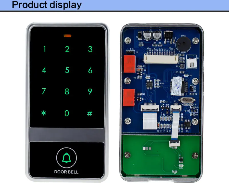 Высокое качество сенсорная клавиатура водостойкий контроль доступа ler RFID кардридер номер/пароль дверной замок для контроля доступа System-C60