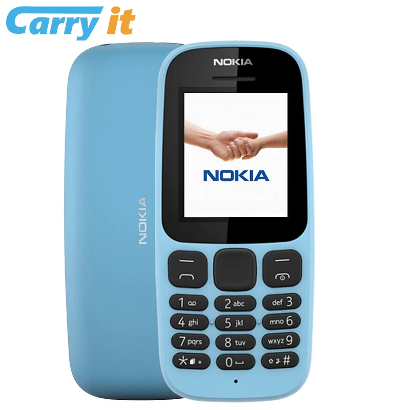 Оригинальный Nokia 105 DS (TA-1034) новинка 2017 модель 1 77 ''GSM Dual SIM 800 мАч клавиатура