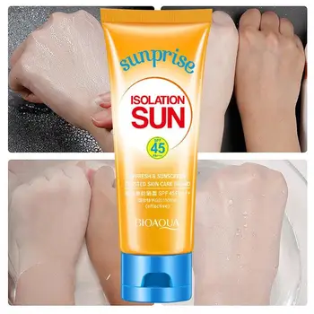 

Sunscreen Cream SPF 45 Uv Radiation Sun Protection Face Cream Protector Whitening Body Sunblock Lotion 80ml