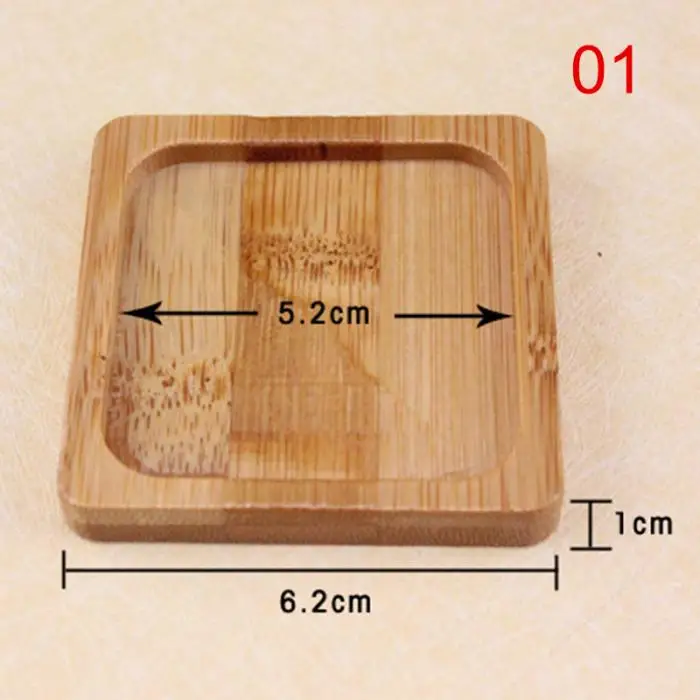 Поднос бамбуковый цветочный горшок бонсай Садоводство домашний квадратный аксессуары практичный подстаканник LBShipping