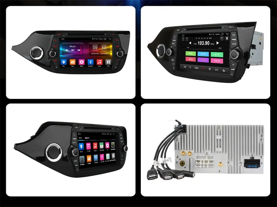 Best Ownice C500 Android 6.0 2 Din Car DVD GPS Octa Core 1024*600 for KIA CEED 2013-2015 GPS WIFI 4G Stereo Radio 2GB RAM 32GB ROM 22